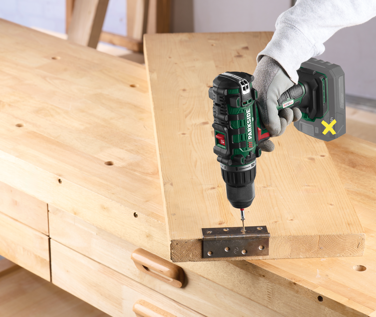 PARKSIDE® 20 V Akku-Bohrschrauber »PABS 20-Li I9« ohne Akku – ohne Ladegerät Bild 3