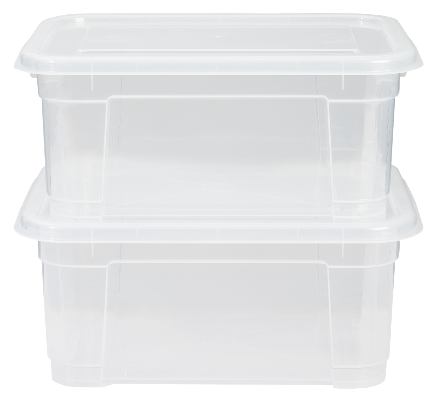 W5 Klarsichtbox mit Deckel, 2er-Set/ 6er-Set (11l)