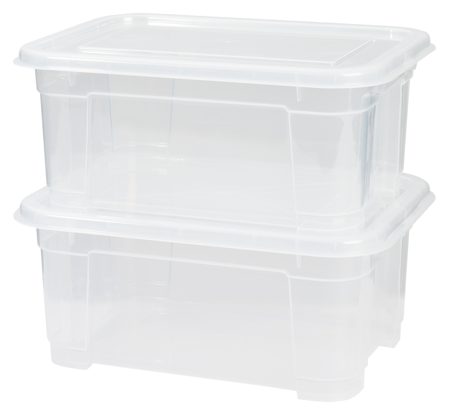 W5 Klarsichtbox mit Deckel, 2er-Set/ 6er-Set (11l) Bild 2