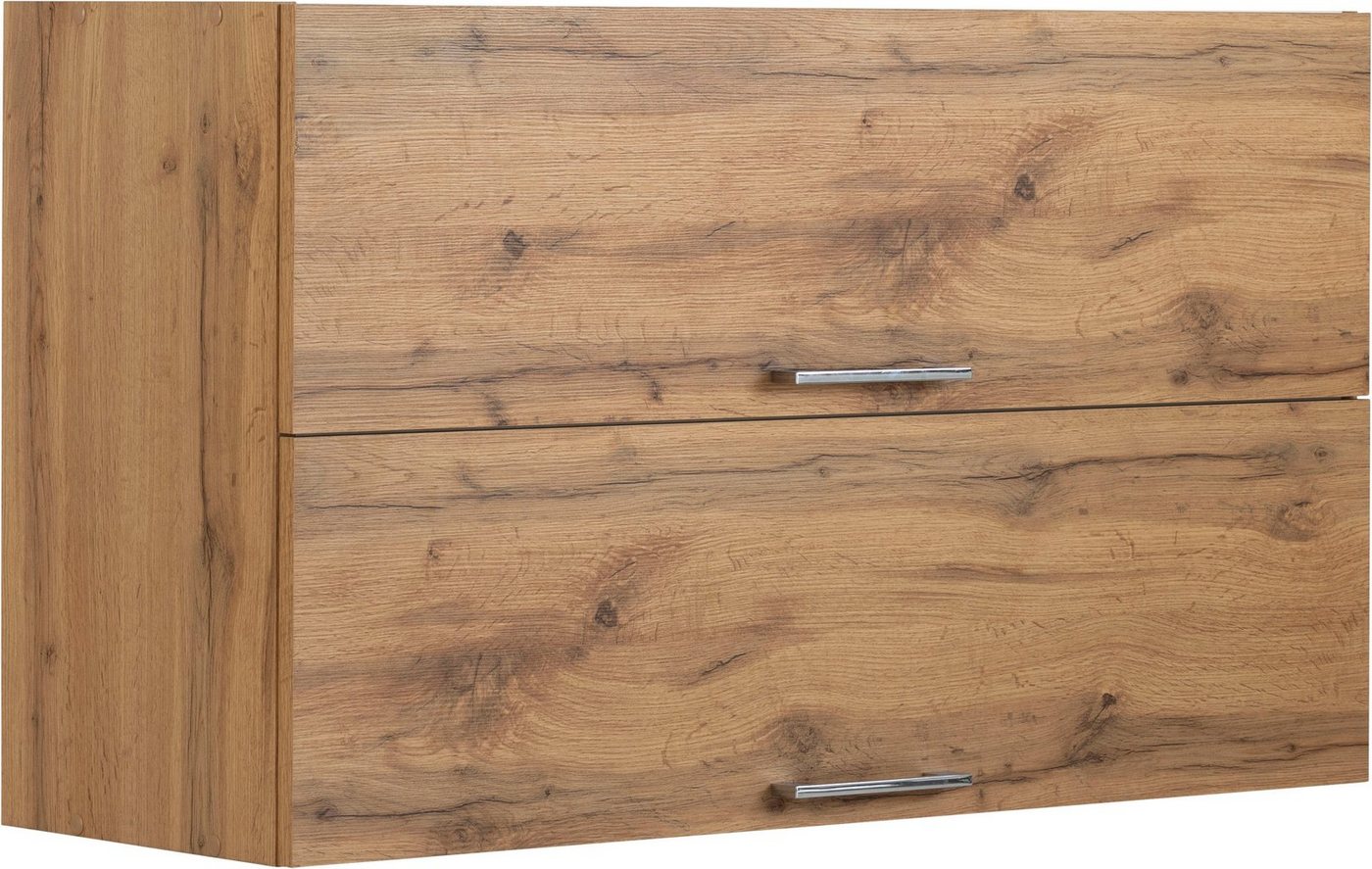 KOCHSTATION Klapphängeschrank KS-Colmar 100 cm, mit Metallgriff, für viel Stauraum Bild 4
