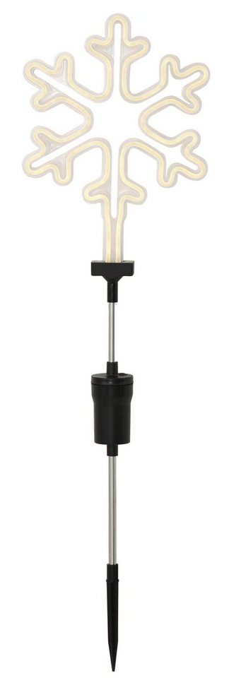BONETTI LED Gartenleuchte Schneeflocke, LED Neon Stab für den Garten Bild 2