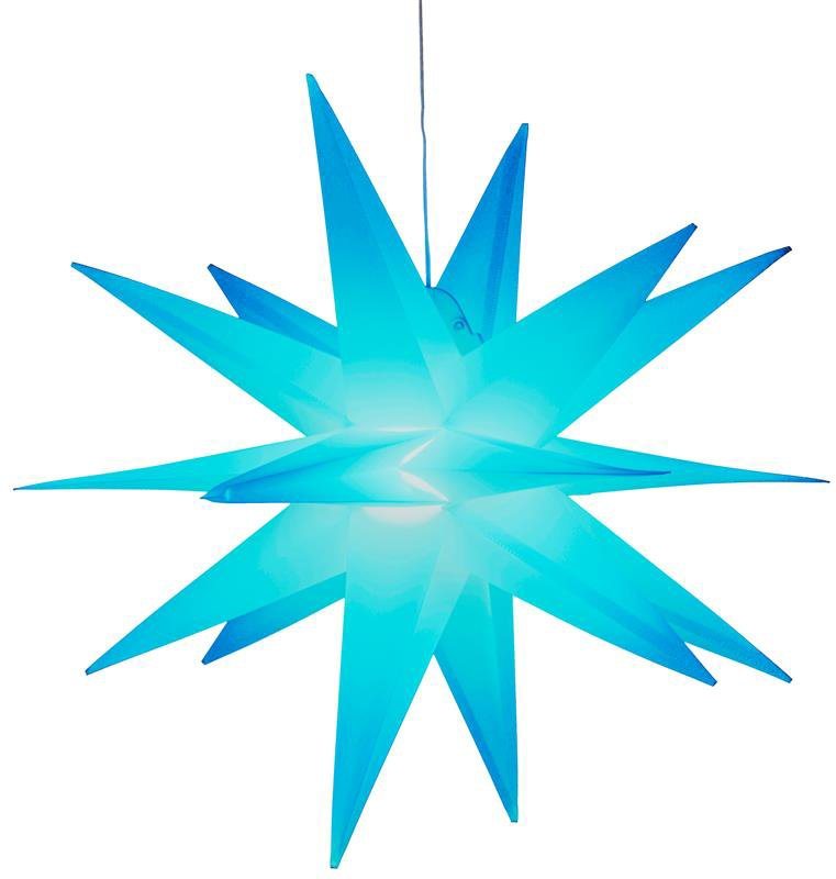 BONETTI LED Stern Weihnachtsstern, 3D Nordlicht, LED fest integriert, Farbwechsler, RGB, Ø 57 cm, mit 6-Stunden-Timer und Farbwechsler, Weihnachtsdeko aussen Bild 4