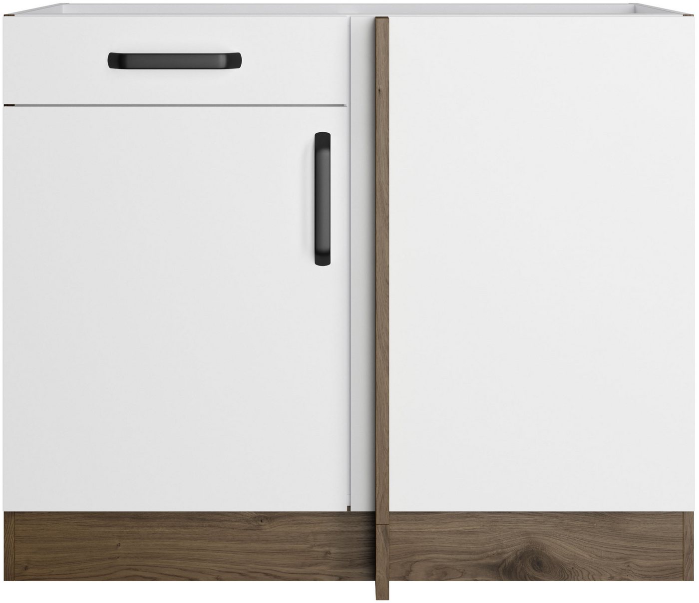wiho Küchen Eckunterschrank Elba Breite: 110 cm, mit Schubkasten und zusätzlichem Einlegeboden