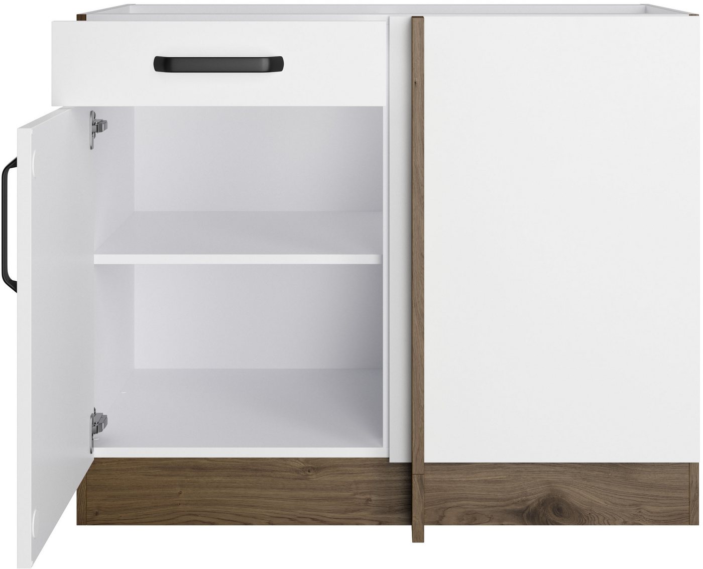 wiho Küchen Eckunterschrank Elba Breite: 110 cm, mit Schubkasten und zusätzlichem Einlegeboden Bild 4