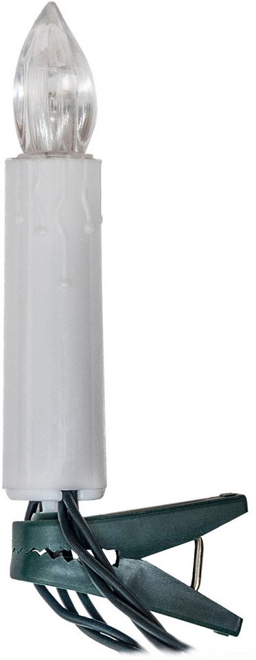 OTTO home LED-Lichterkette kabelgebundene LED Christbaumkerzen 50-teilig, Timer, Indoor Outdoor, 50-flammig, warmweiß, Beleuchtungsstrecke ca. 24,5 m und Zuleitung 5 m Bild 5