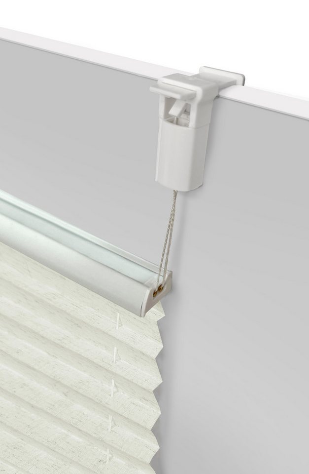 OTTO home Plissee VALLERIIE, ohne Bohren, Lichtschutz, Klemmfix, Lichtschutz, ohne Bohren, verspannt, Klemmfix, trendig, mit strukturierter Oberfläche, für Fenster & Tür, NEUHEIT! Bild 3
