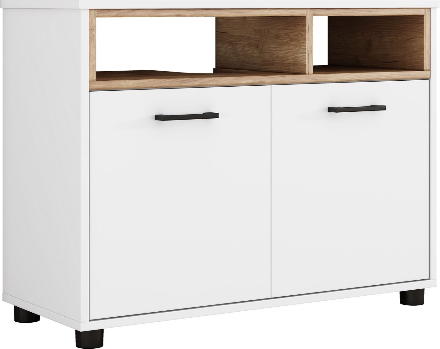 OTTO home Waschbeckenunterschrank Picante In 60 und 80cm erhältlich, 2 Türen und offene Ablage, zum Stellen Bild 4