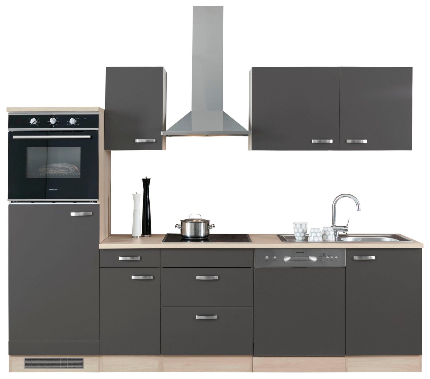 OPTIFIT Küchenzeile Faro, Breite 270 cm, wahlweise mit E-Geräten, mit Arbeitsplatte Bild 5