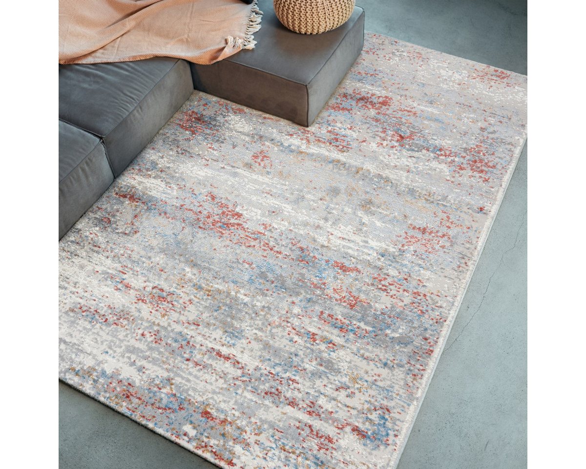 Mazovia Teppich Modern Abstrakt Beige Creme Wohnzimmer, Schlafzimmer, Esszimmer, Büro, Fußbodenheizung Bild 2