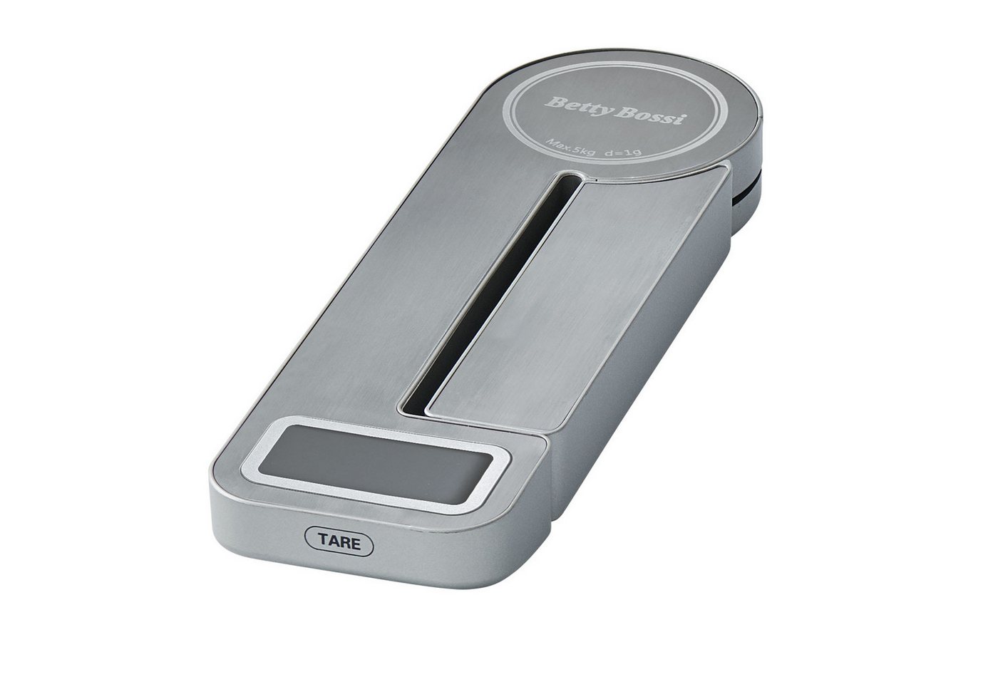 Betty Bossi Küchenwaage Dynamo-Prinzip Kompakte Digitalwaage bis 5 kg Zuwiegefunktion, (1-tlg), kinetische Energie, 1g- Schritte Bild 4