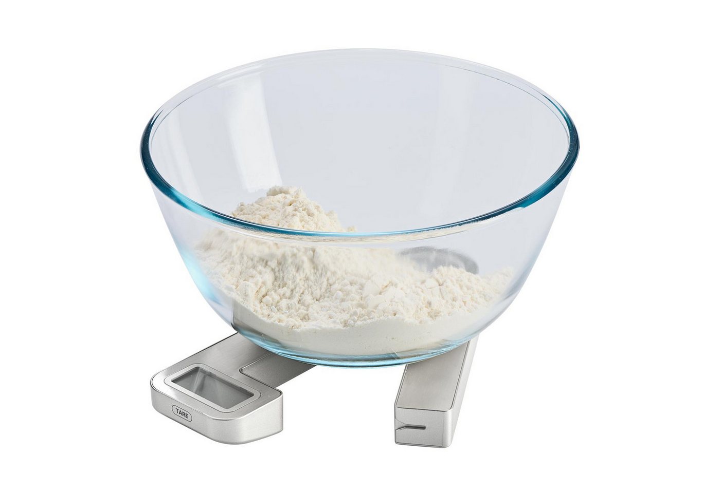 Betty Bossi Küchenwaage Dynamo-Prinzip Kompakte Digitalwaage bis 5 kg Zuwiegefunktion, (1-tlg), kinetische Energie, 1g- Schritte Bild 5