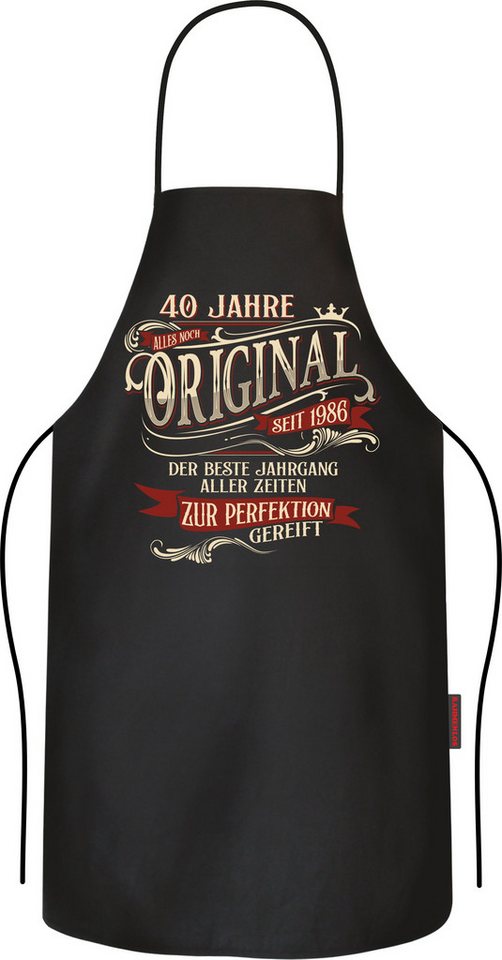 LOBO NEGRO® Grillschürze als Geschenk zum 40. Geburtstag - zur Perfektion gereift seit 1986 Bild 3