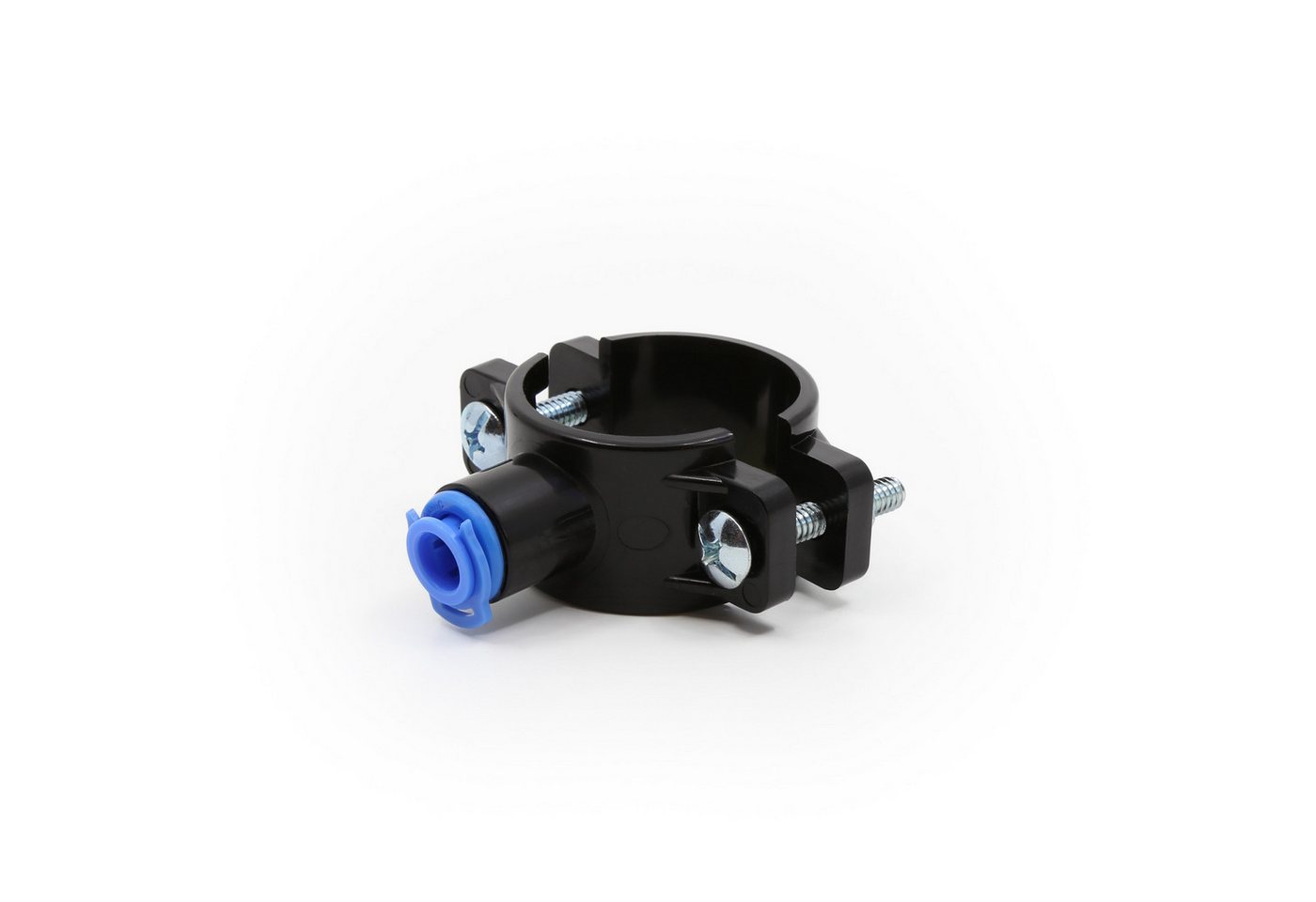 DreamFilters Rohrschelle, Abflussschelle 3/8" für Saugroboter mit Wischfunktion., Abwasserschelle für Siphon unter Spüle zur Schmutzwasserableitung. Bild 2