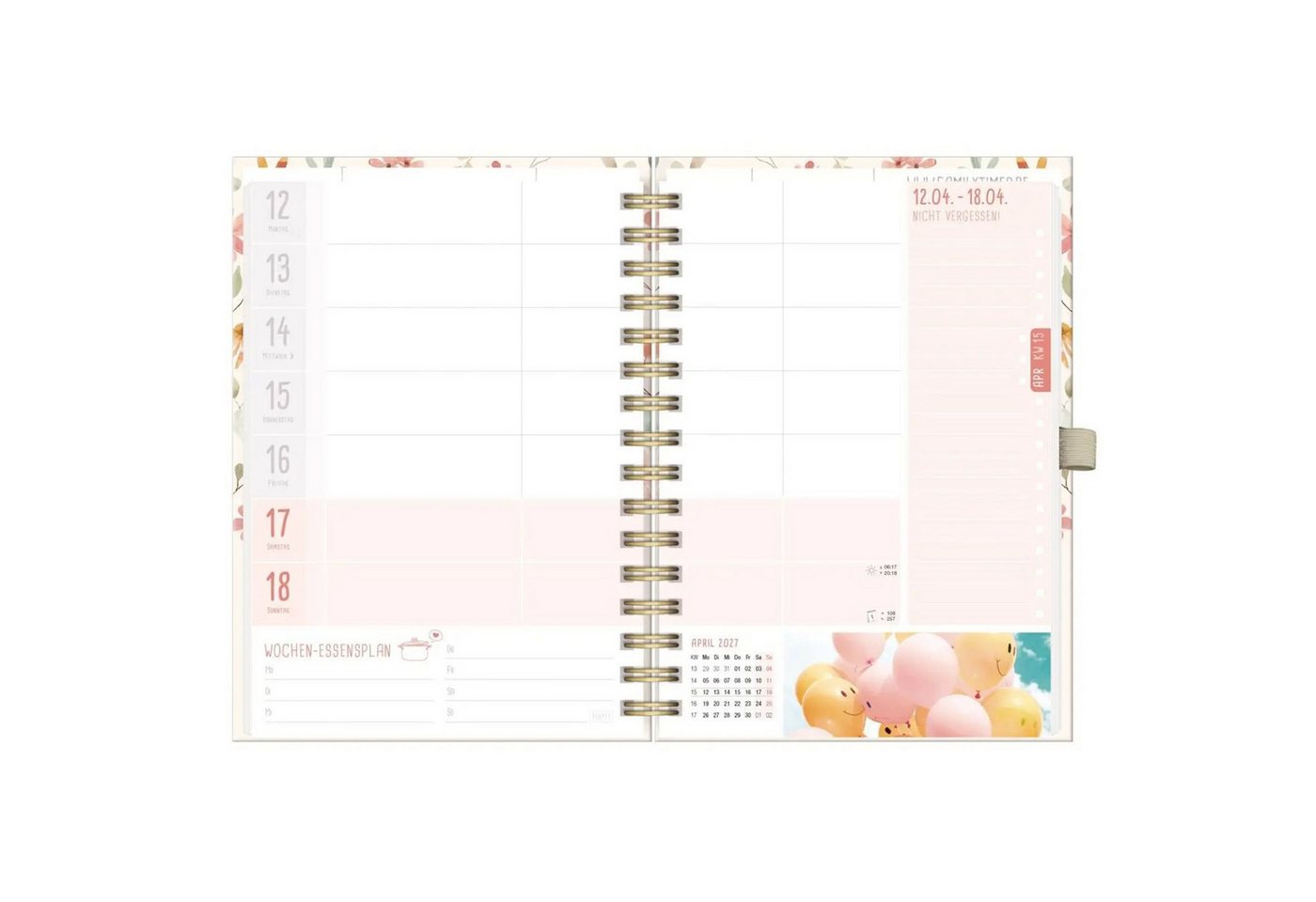 Häfft Familienkalender Family-Timer Deluxe 2027