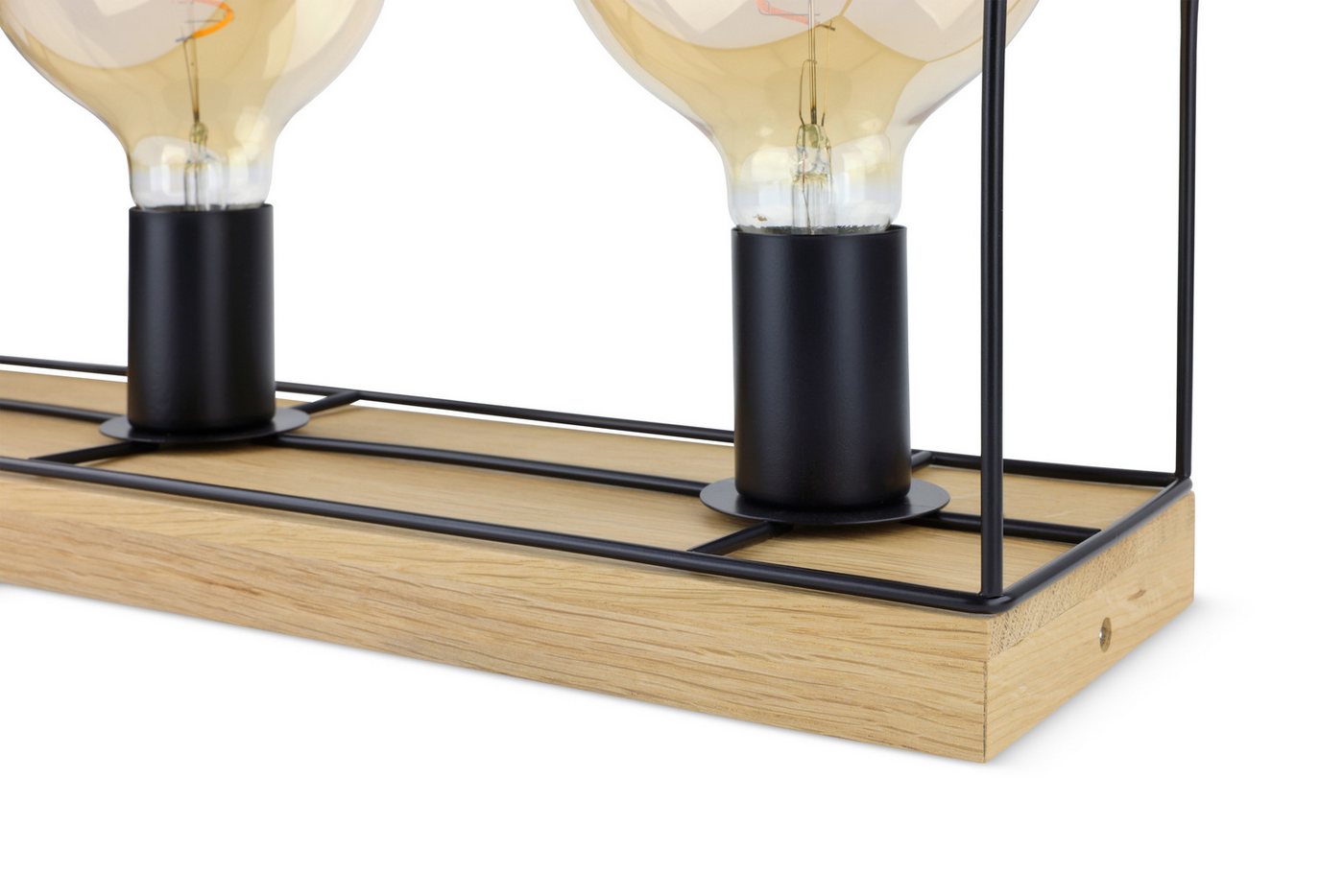 MeLiTec LED Deckenleuchte Holz Deckenbeleuchtung Gretter D130, Holz Deckenleuchte Gretter D130 Bild 5