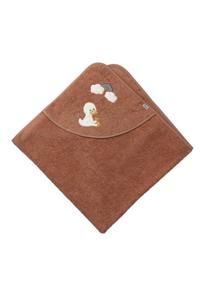 Sterntaler® Badetücher Kapuzenbadetuch 100x100 cm ENTE Edda, Frottee (1-St)