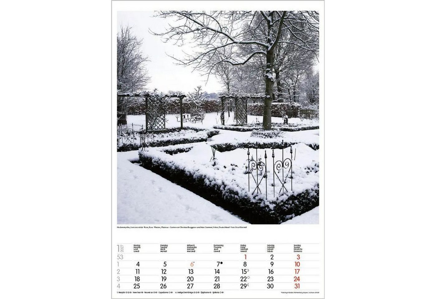 Korsch Verlag Wandkalender Gartenträume 2027 Bild 4