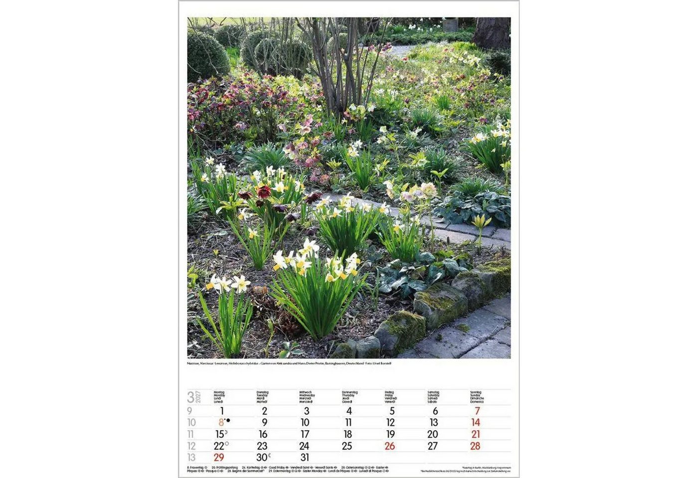 Korsch Verlag Wandkalender Gartenträume 2027 Bild 5