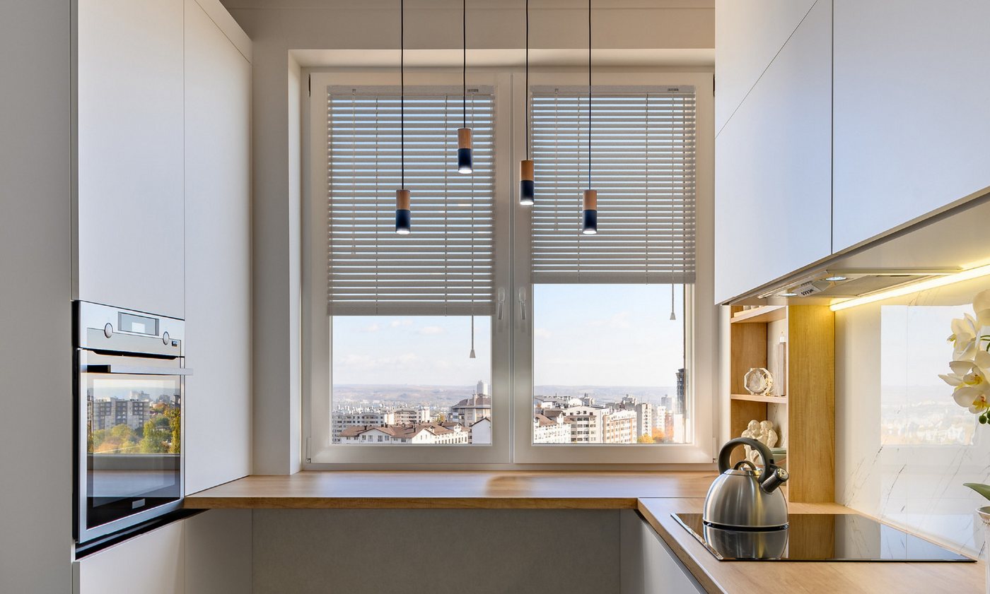 Sonello Jalousie Klemmfix ohne u. mit Bohren 30cm x 130cm Silber Aluminium Jalousette, Klemmfix, Inkl. Halterung für Decken- u. Wandmontage Alu Jalousie Fenster u. Tür, Blickdicht freihängend Bild 5