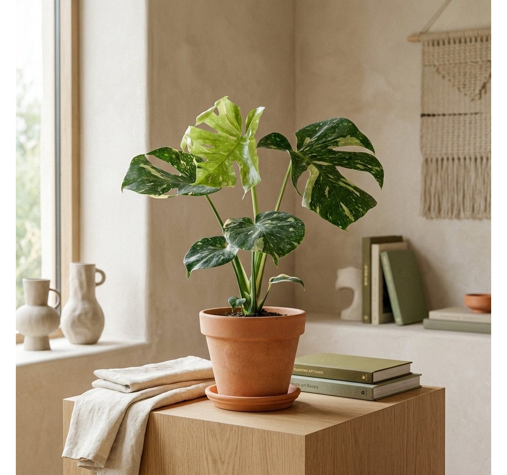 Bloomique Zimmerpflanze Bloomique – 2er-Set – Monstera Deliciosa Thai Constellation – Fensterb, 2 St. Bild 5