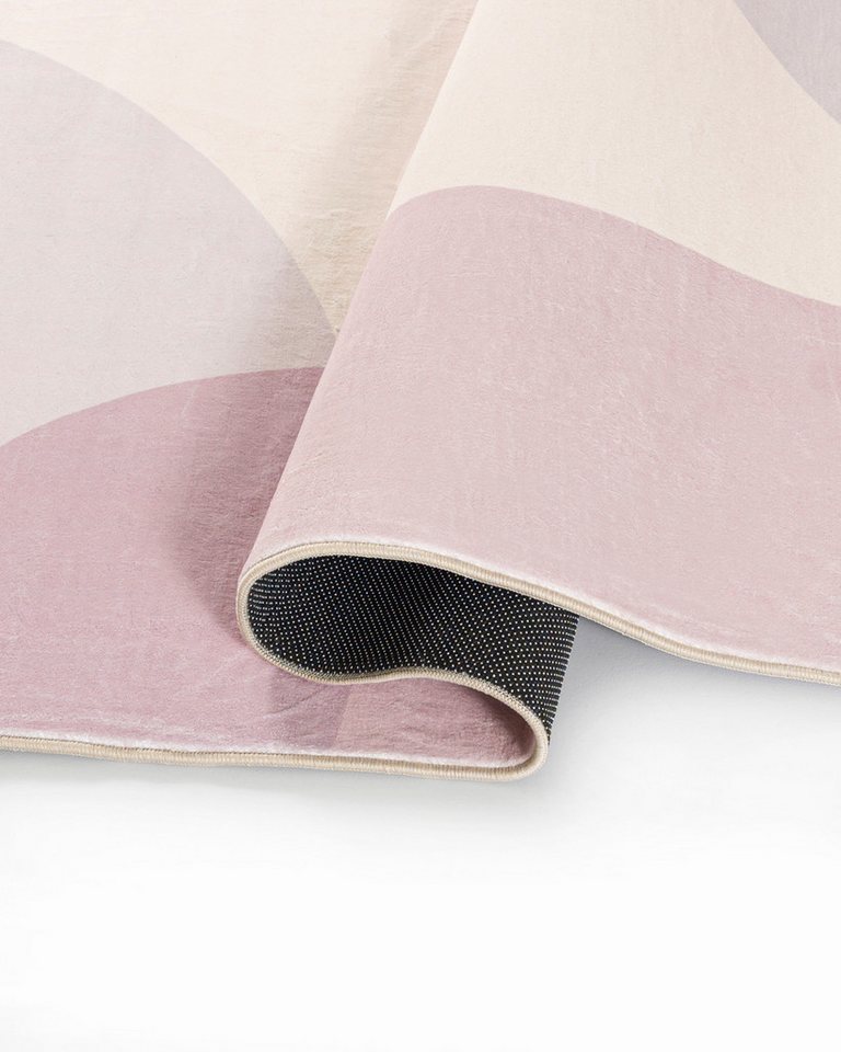 Mazovia Designteppich Modern Geometrisch Beige Ecru Wohnzimmer, Schlafzimmer, Esszimmer, Fußbodenheizung
