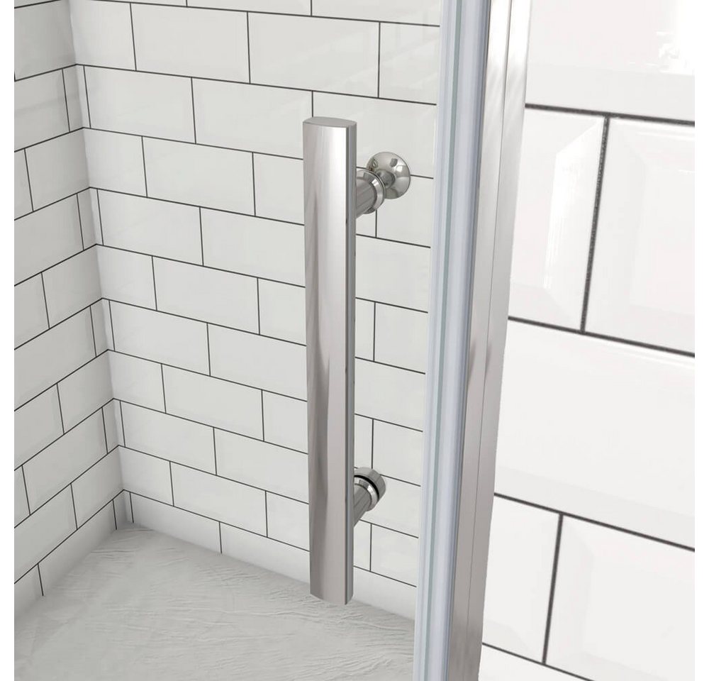duschspa Dusch-Drehtür Schwingtür Duschtür Drehtür Duschabtrennung Duschkabine Nano Glas, 70x195 cm, Sicherheitsglas, (Set) Klarglas, Nanoglas, mit Verstellbereich, links oder rechts montierbar Bild 2