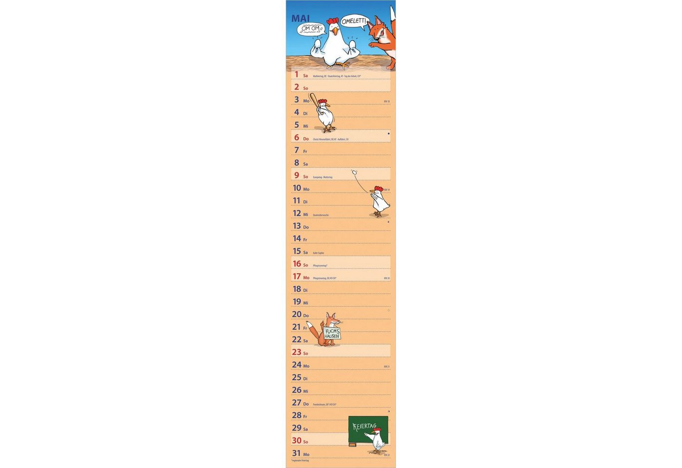 Wandkalender Notizkalender HUMOR 2027 Bild 4