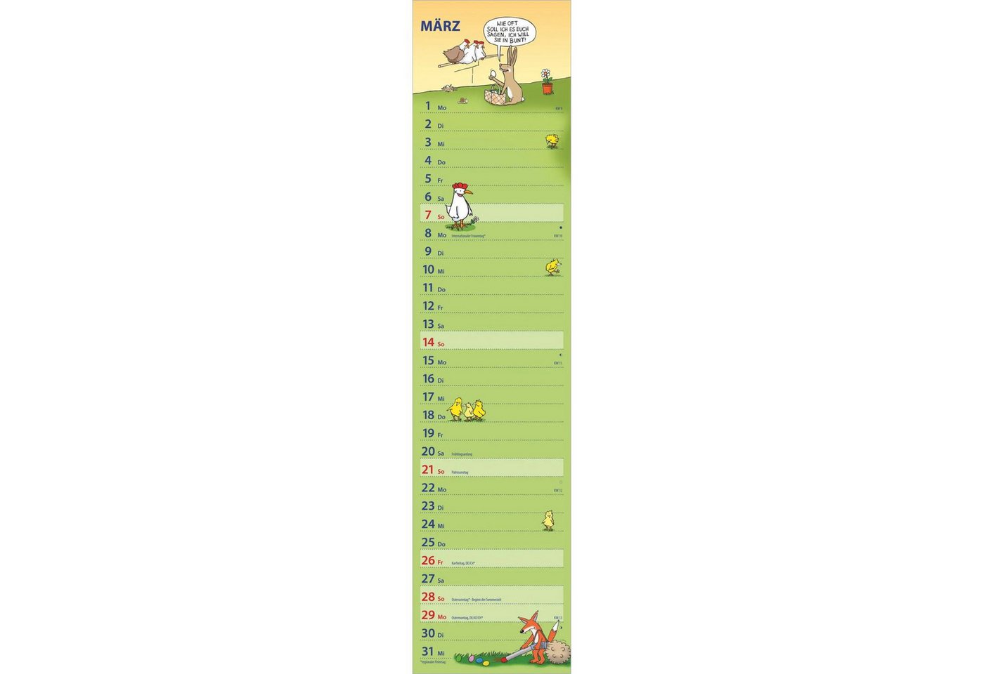 Wandkalender Notizkalender HUMOR 2027 Bild 5