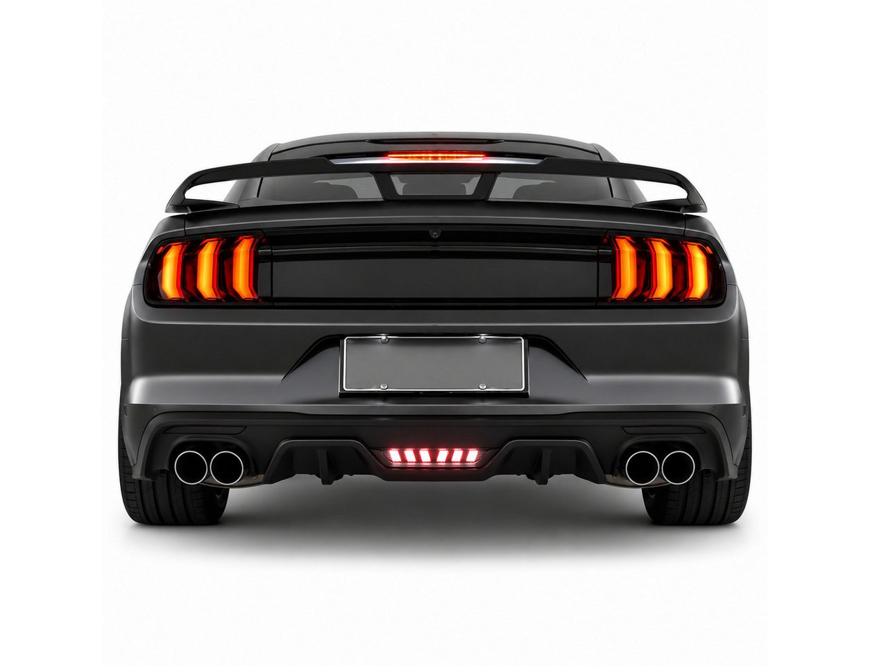 LLCTOOLS KFZ-Ersatzleuchte LED Rückleuchten passend für Ford Mustang 2015-2020 Smoke Heckleuchte, LED Bild 2