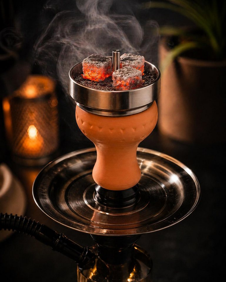 BAYLI Anzündkamin Bayli Premium Shisha Kopf aus hochwertigem Ton inkl. Kopfdichtung Bild 4