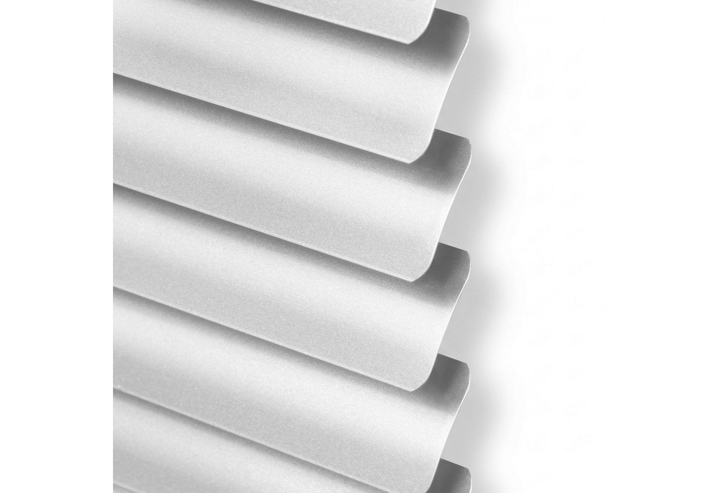Victoria M. Jalousie Alu Jalousie 45 x 130 cm silber glänzend 25mm ohne u. mit Bohren, ohne Bohren, freihängend, Blendschutz mit und ohne Bohren, inkl. Klemmclips Bild 2