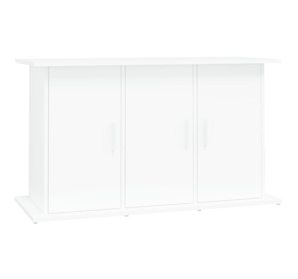 furnicato Aquariumunterschrank Aquariumständer 101x41x58 cm Weiß Aquariumschrank mit 6 Fächern und Türen für dein Zubehör Bild 5
