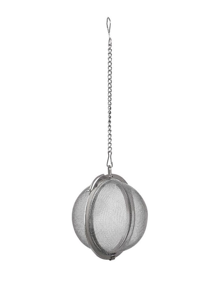 Ritzenhoff & Breker Teesieb Teekugel Assam Ø 5,5 cm Edelstahl Silber extrafein Verschlussklammer.