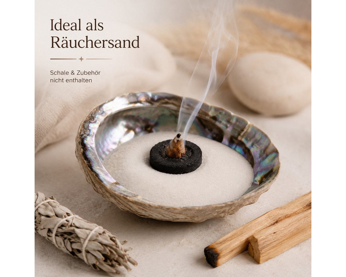 NaDeco Bastelnaturmaterial Quarzsand fein, Natur, Körnung 0,5 mm, 1 kg Streusand Räuchersand Bild 2