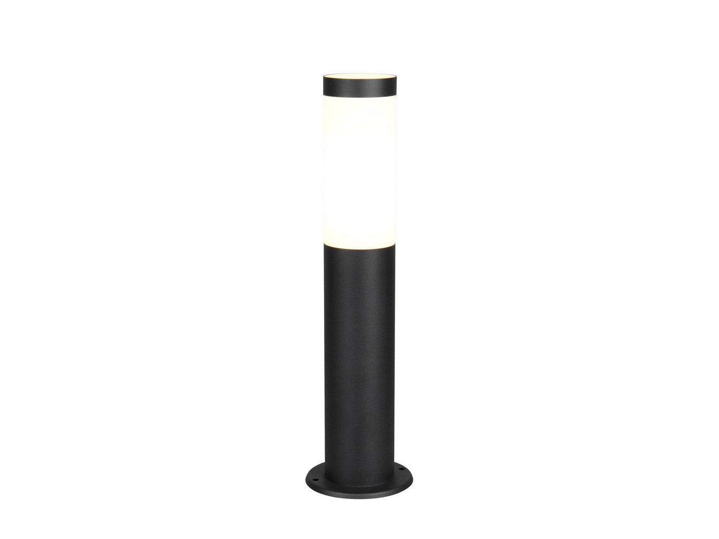 TRIO Leuchten LED Sockelleuchte aus Edelstahl Schwarz, Höhe 45cm, LED wechselbar, warmweiß, Wegbeleuchtung Gartenlampen Garten-Beleuchtung Einfahrt, inkl. E27 LED Bild 5