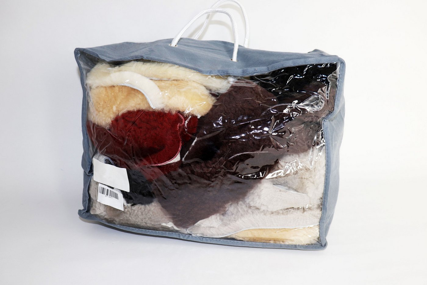 Reissner Lammfelle Bastelnaturmaterial Merino Lammfell Reste Gemischt 1KG Bild 3