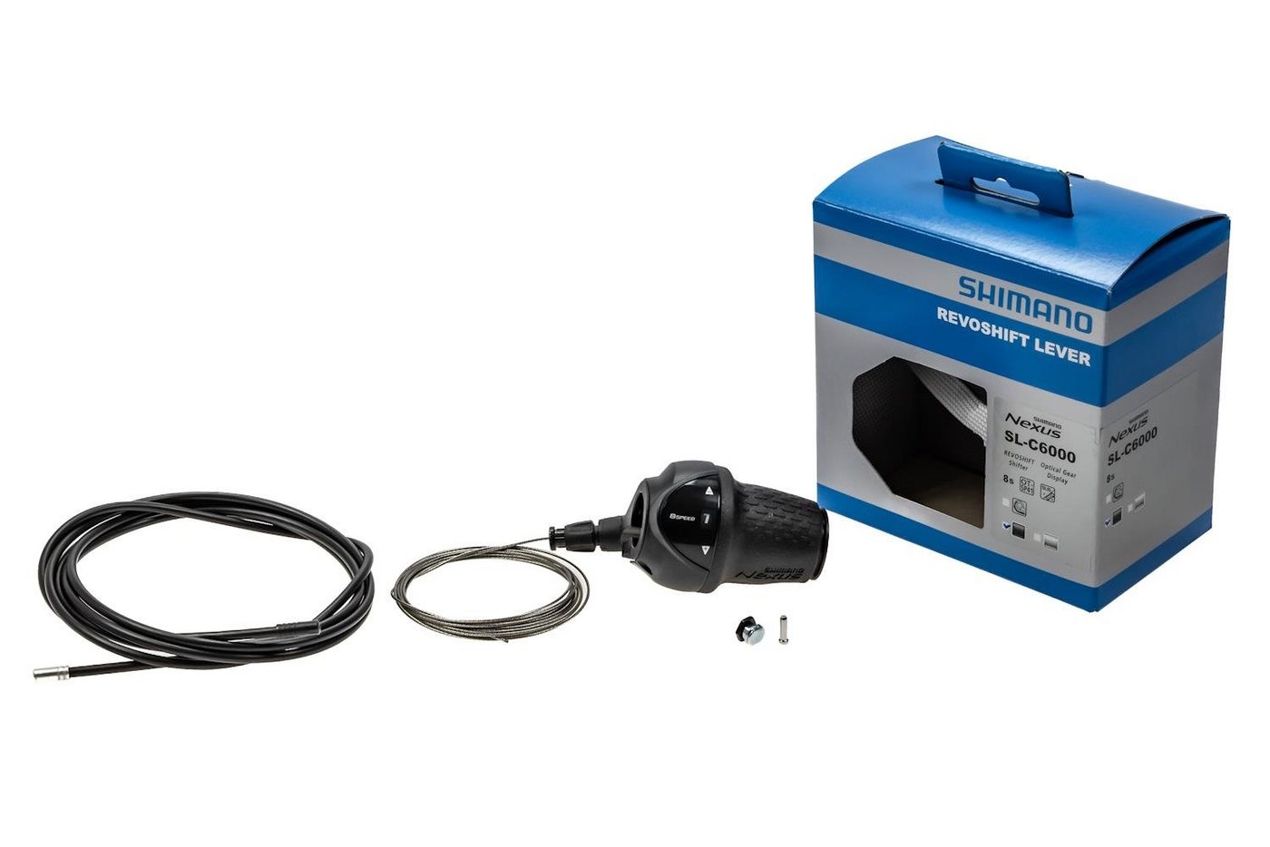 Shimano Schalthebel SHIMANO Nexus Drehgriff Schalt Hebel 8 Gang SL-C6000-8 Shifter Nabensc Bild 4