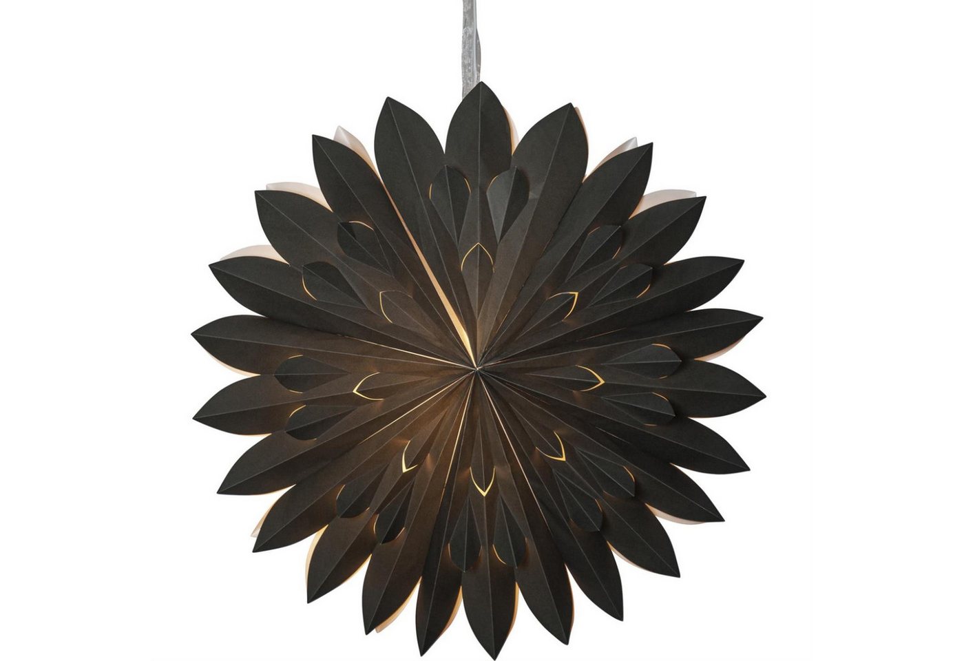MARELIDA Papierstern Papierstern Weihnachtsstern Faltstern Dekostern D: 60cm Fensterschmuck