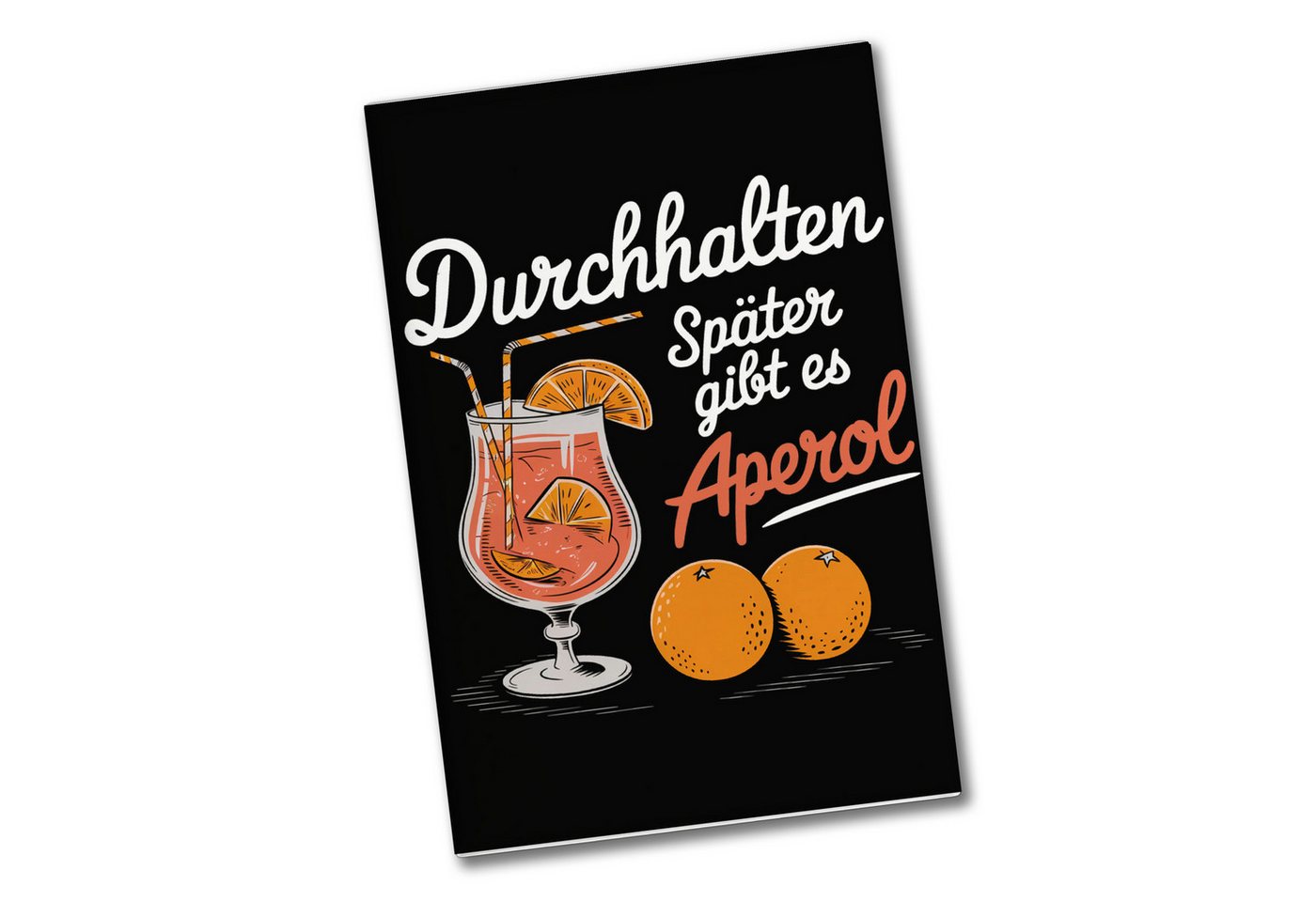 speecheese Magnet Durchhalten später gibt es Aperol Souvenir Magnet