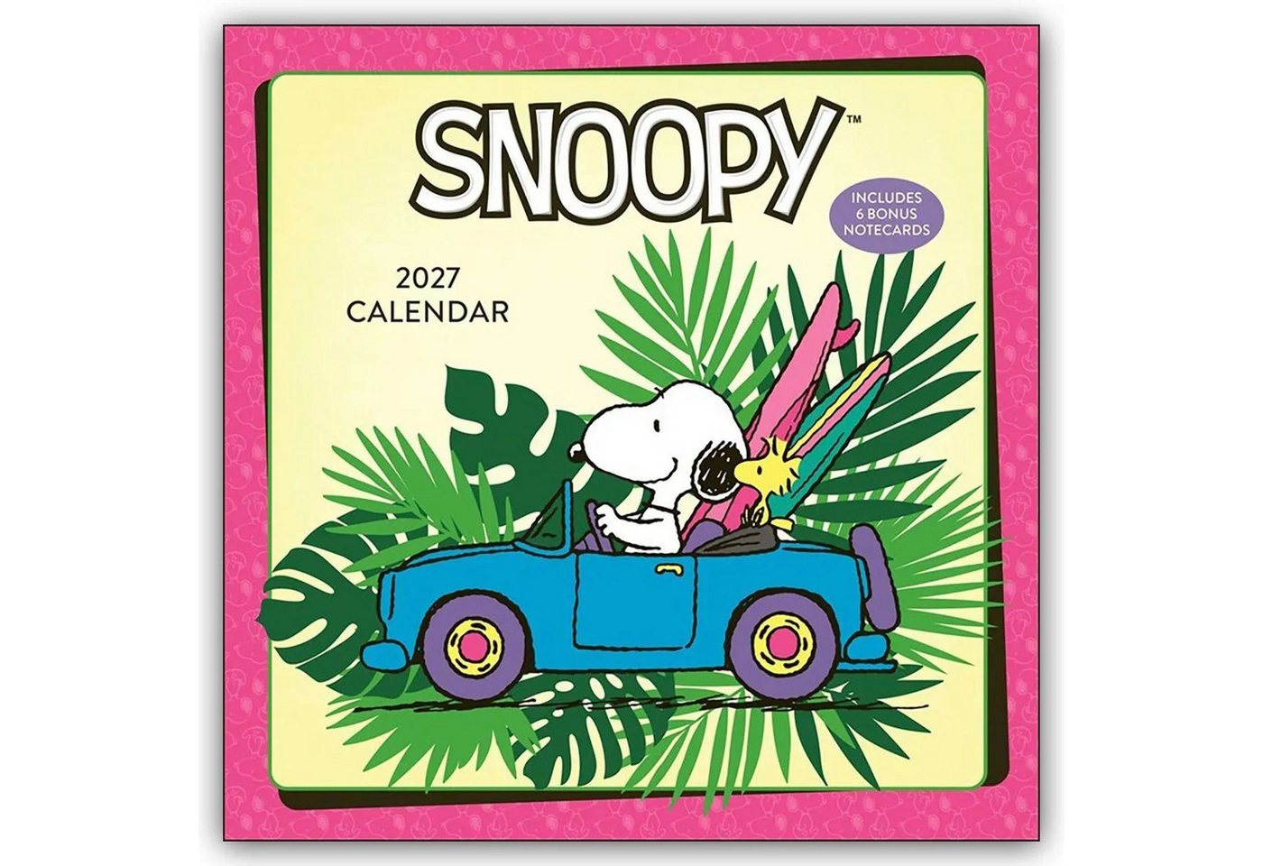 Wandkalender Snoopy 2027 - Wandkalender