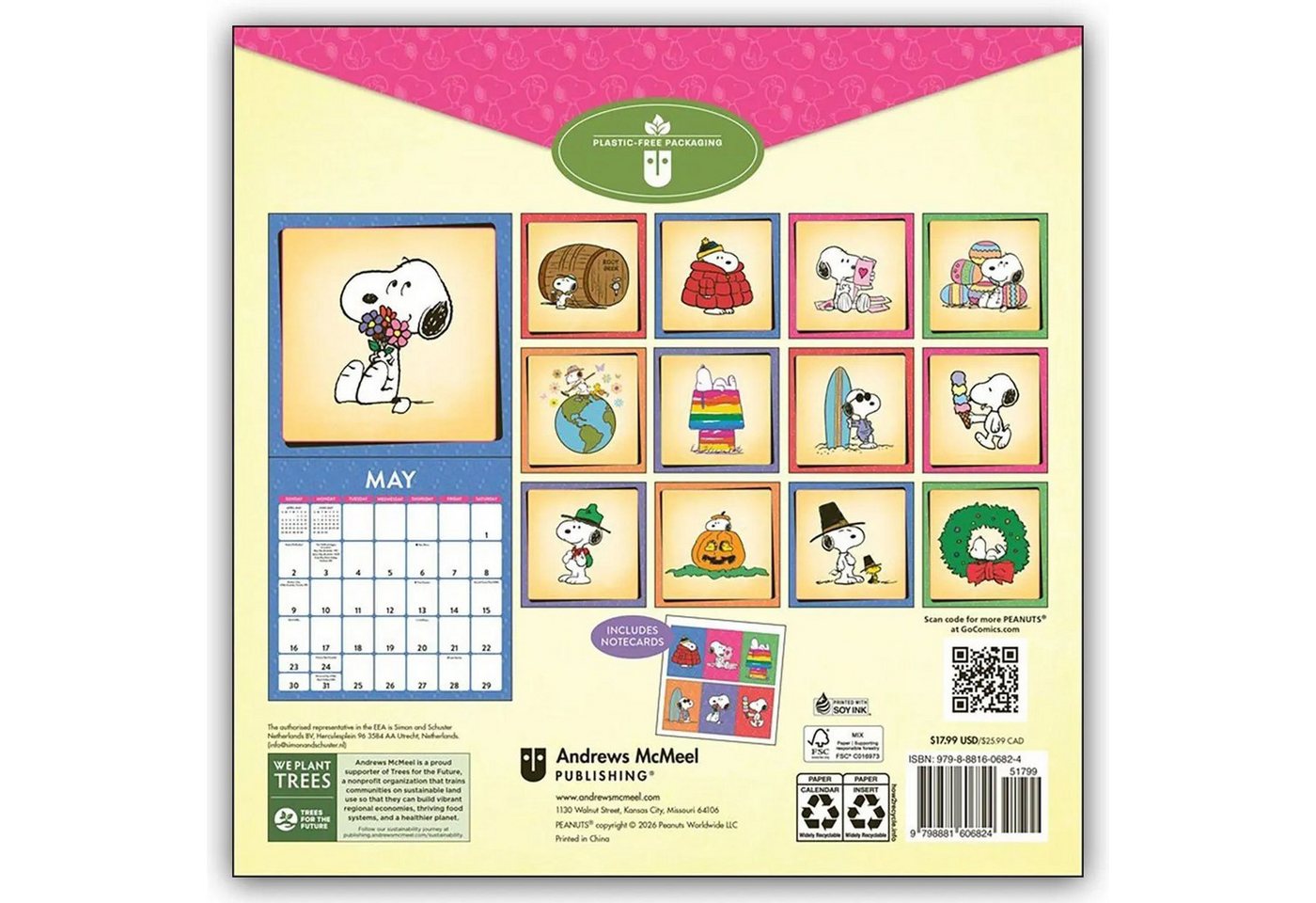 Wandkalender Snoopy 2027 - Wandkalender Bild 4