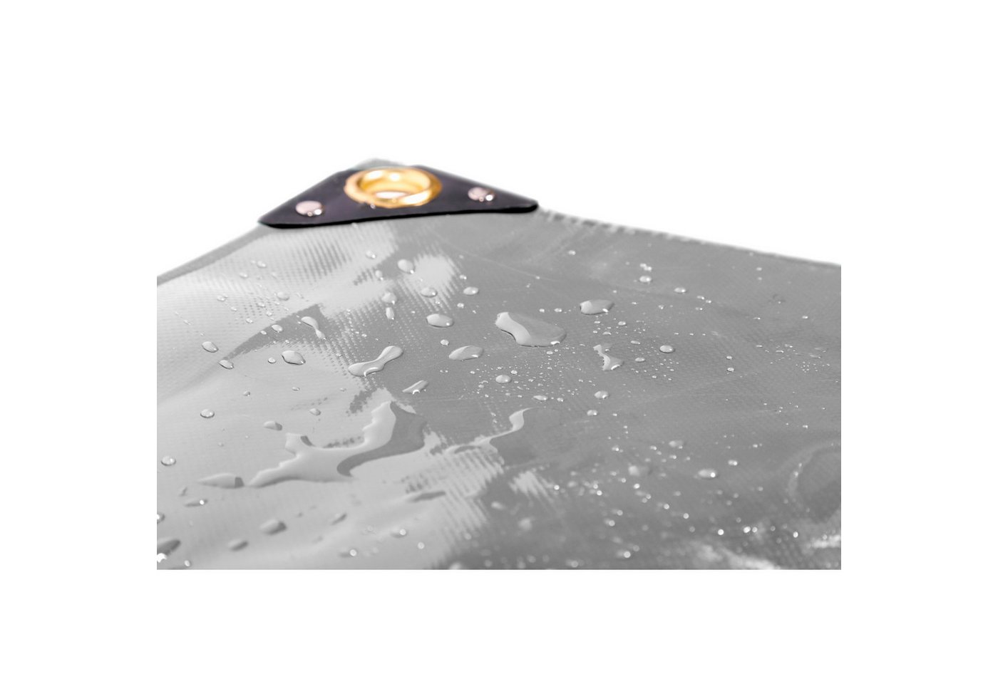 Zill Schutzplane PVC Abdeckplane Grau 650 g, m² LKW Plane wasserdicht Ösen, Abdeckplane, Plane, Schutzplane, Gartenplane Bild 2