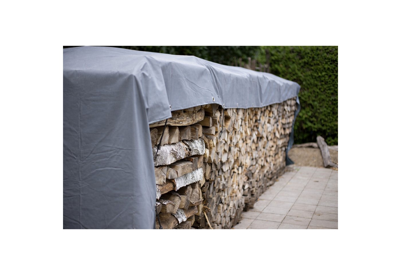 Zill Schutzplane PVC Abdeckplane Grau 650 g, m² LKW Plane wasserdicht Ösen, Abdeckplane, Plane, Schutzplane, Gartenplane Bild 5