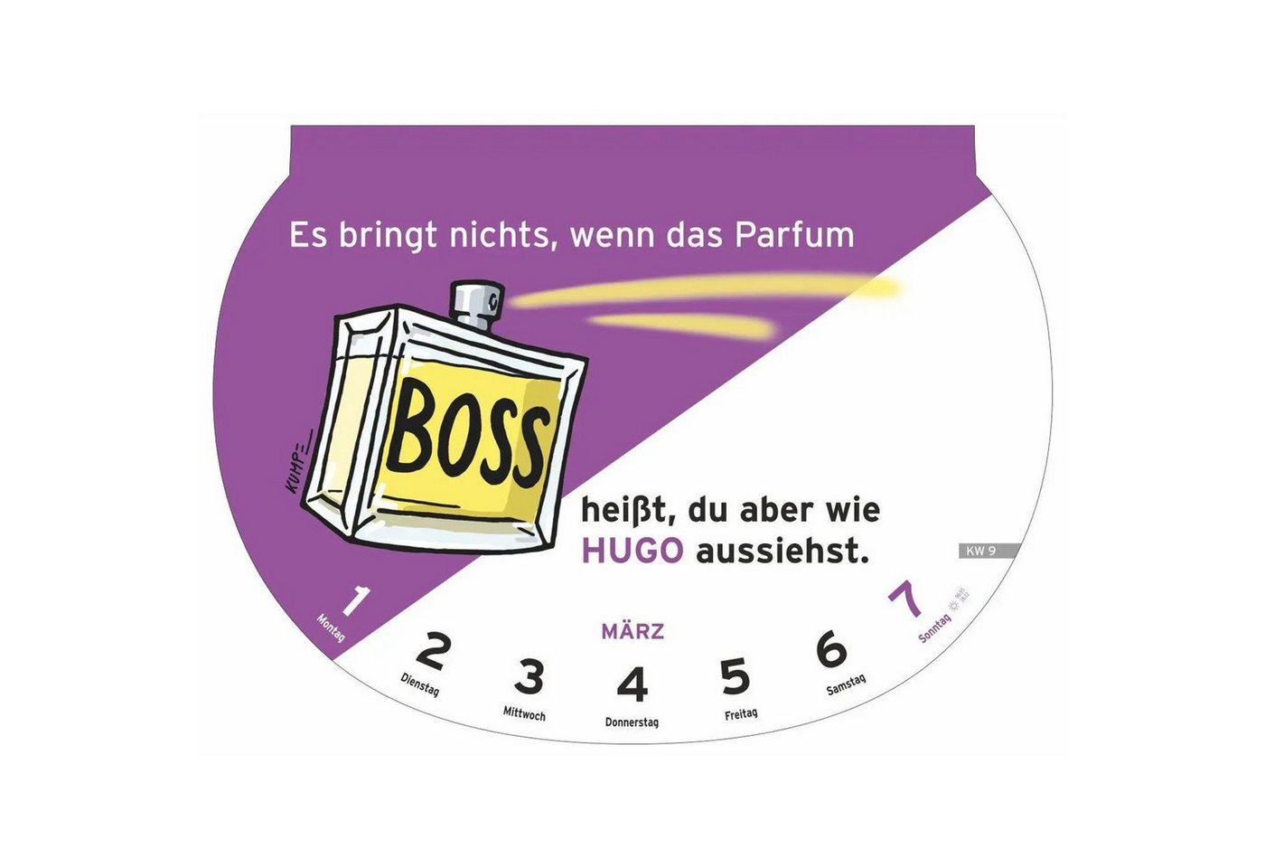 HEYE Wandkalender Dumme Sprüche Kalender 2027 - Für Gescheite! Bild 2