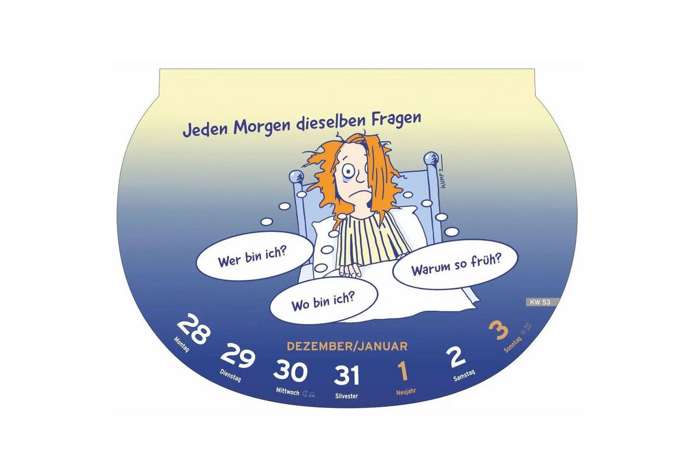 HEYE Wandkalender Dumme Sprüche Kalender 2027 - Für Gescheite! Bild 3