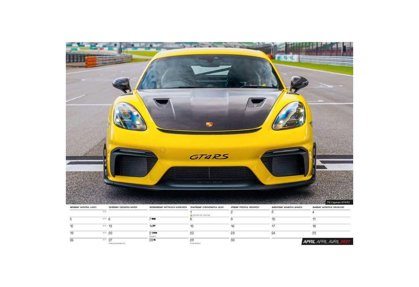 Wandkalender Porsche Kalender 2027 Bild 4