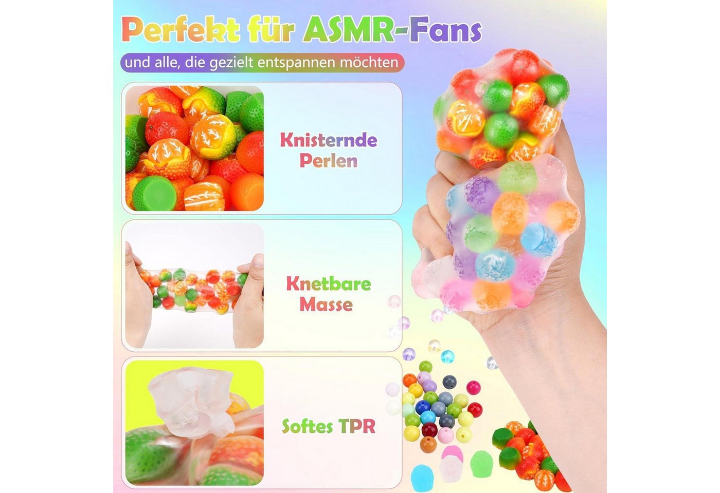 LuxusKollektion Kreativset DIY Stressball Set Squishy Bälle