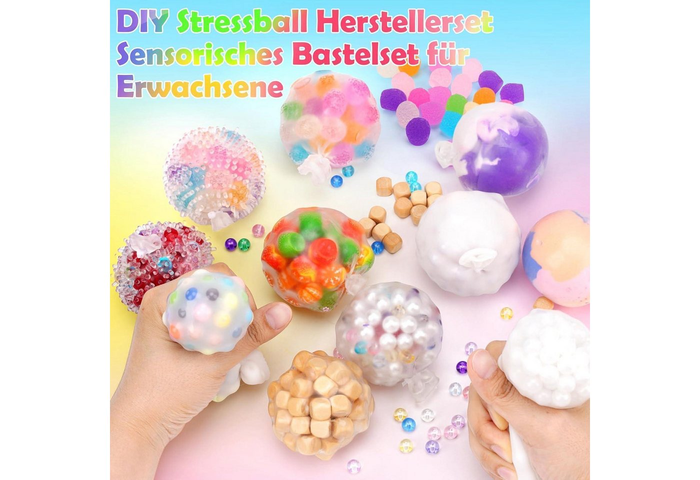 LuxusKollektion Kreativset DIY Stressball Set Squishy Bälle Bild 2
