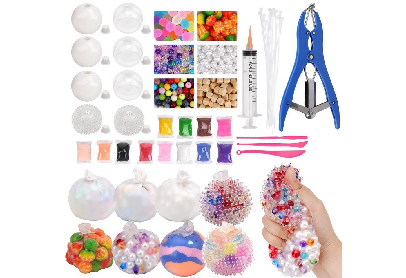 LuxusKollektion Kreativset DIY Stressball Set Squishy Bälle Bild 5