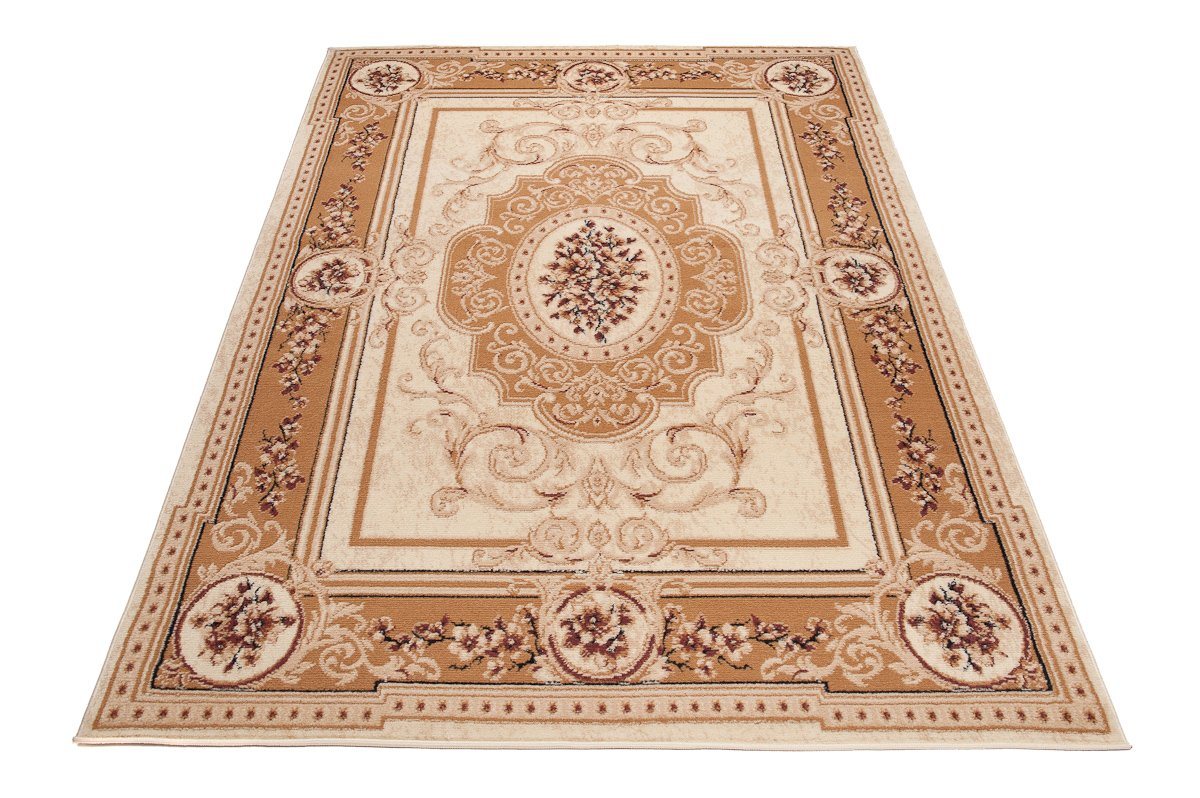 Mazovia Orientteppich Klassisch Orientalisch Beige Creme Wohnzimmer, Schlafzimmer, Büro, Fußbodenheizung Bild 2